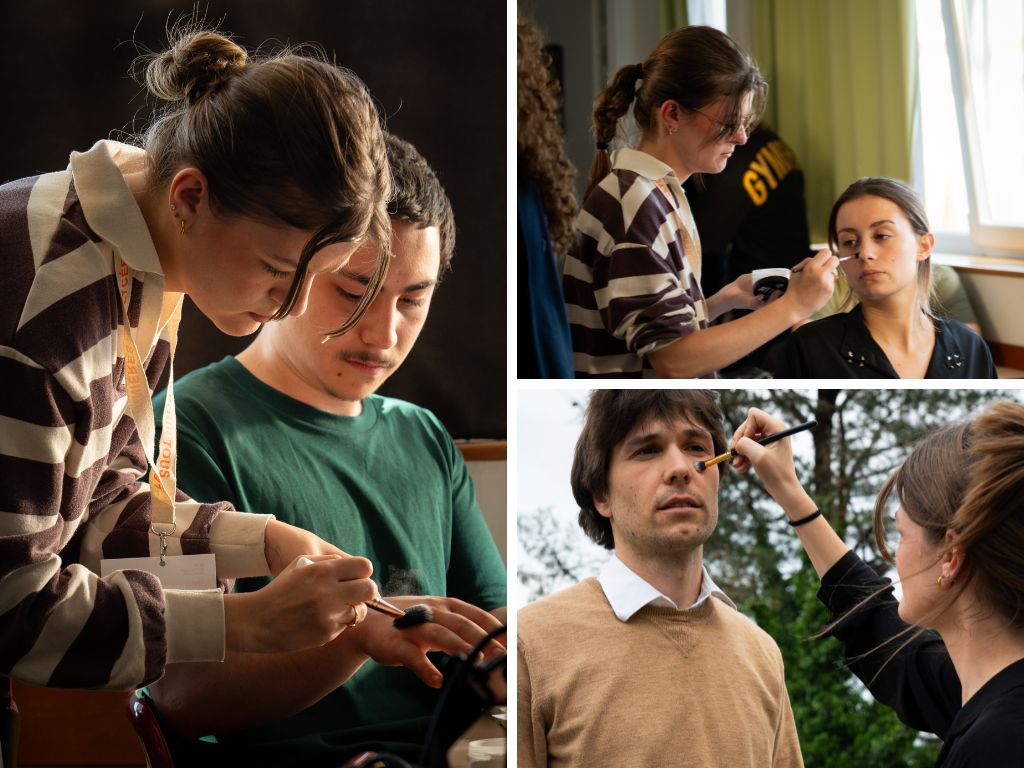 Maquillage cinéma matification figurants Nantes