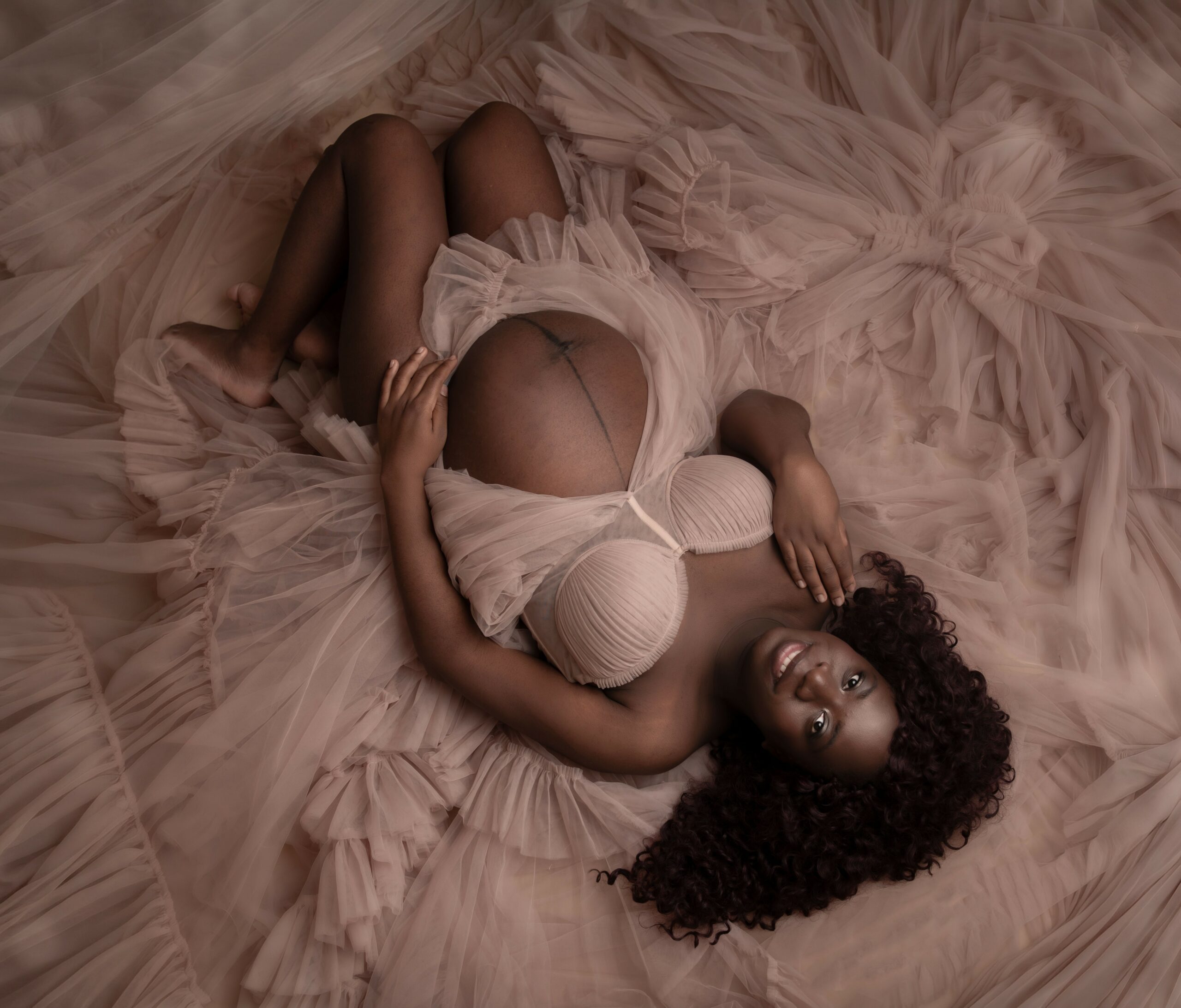 Maquillage grossesse Darline par Élodie Mahé Nantes L'Éclat Naturel