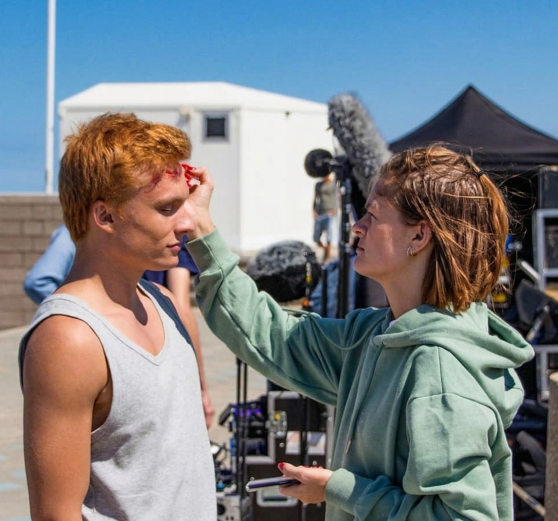 Maquillage tournage france 3 haut de france les chicons