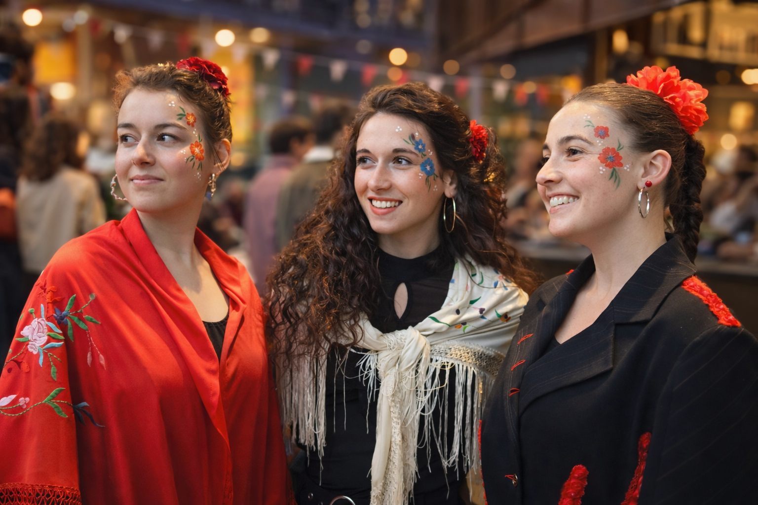 Stand maquillage féria thème espagnol Magmaa Nantes