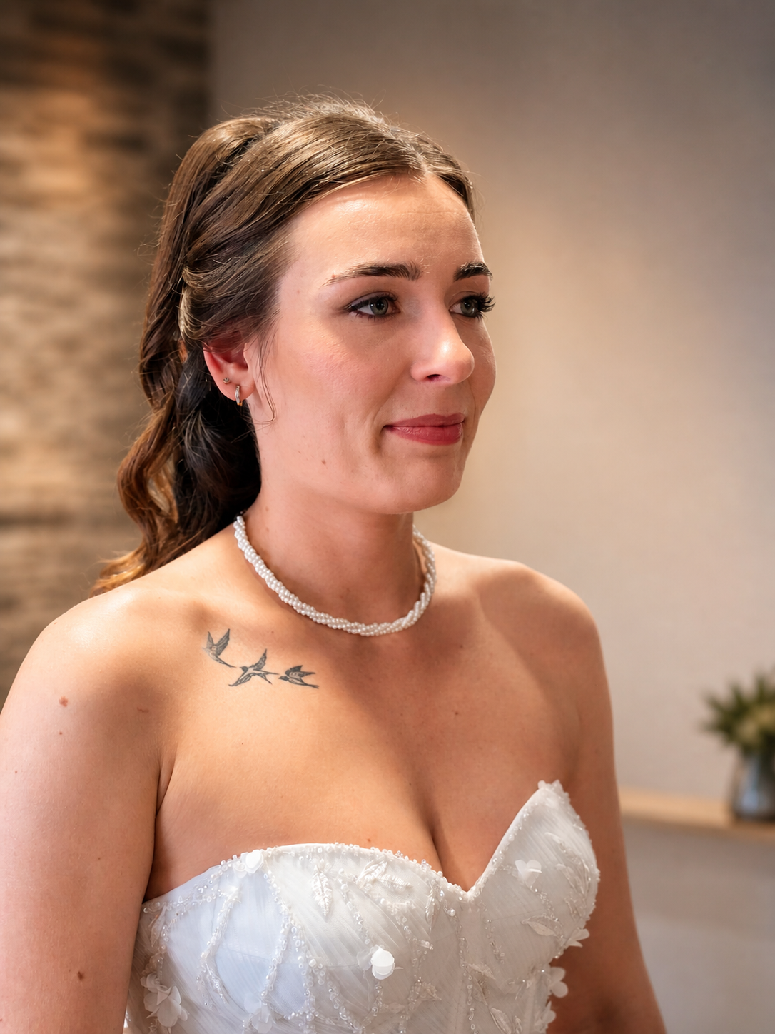 Maquillage mariée éclat naturel Margaux Hair Actuel La Chapelle-Heulin