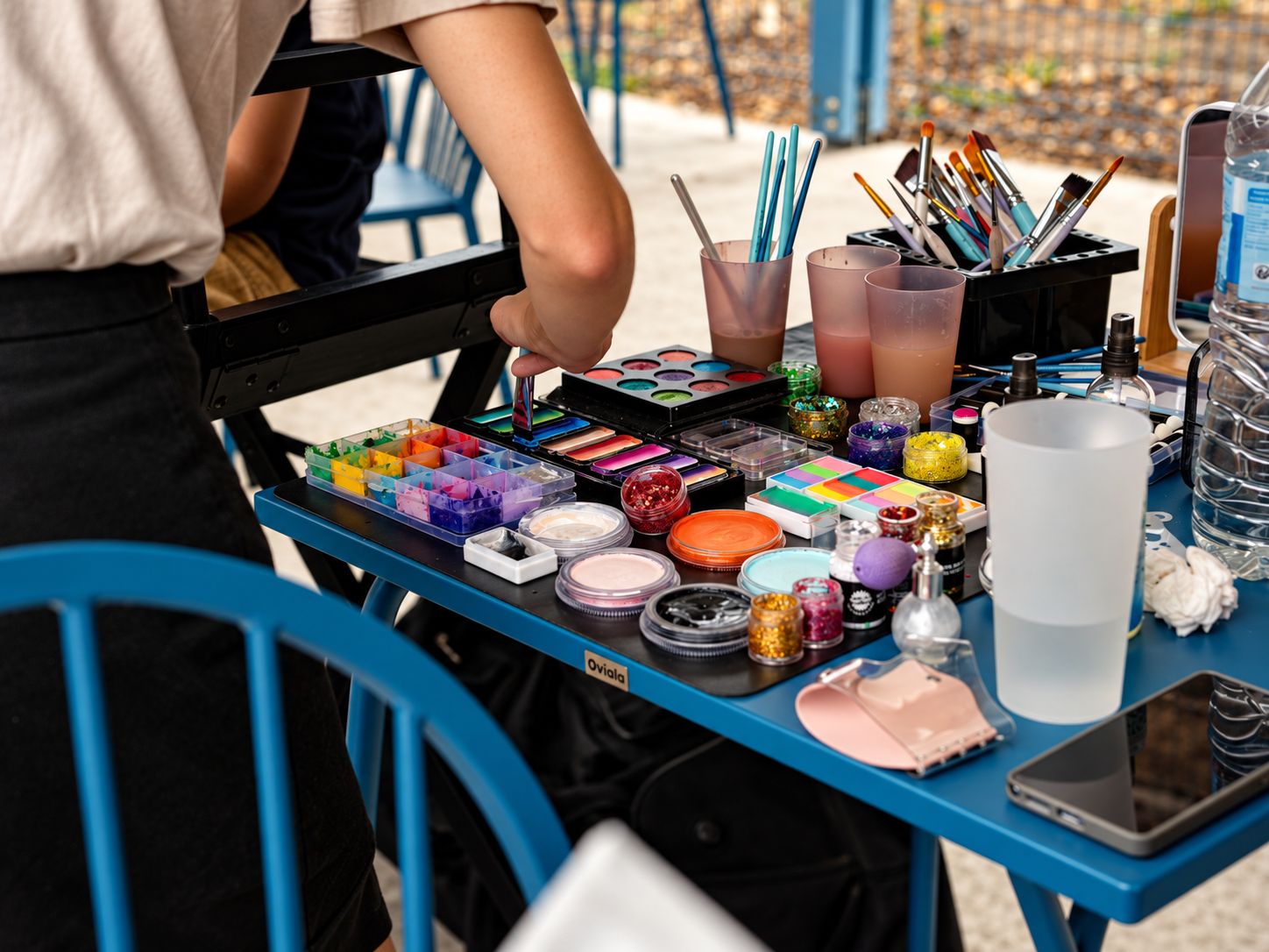Stand maquillage enfants Cloé MakeupArt au Hangar 24 à Nantes — photo 2