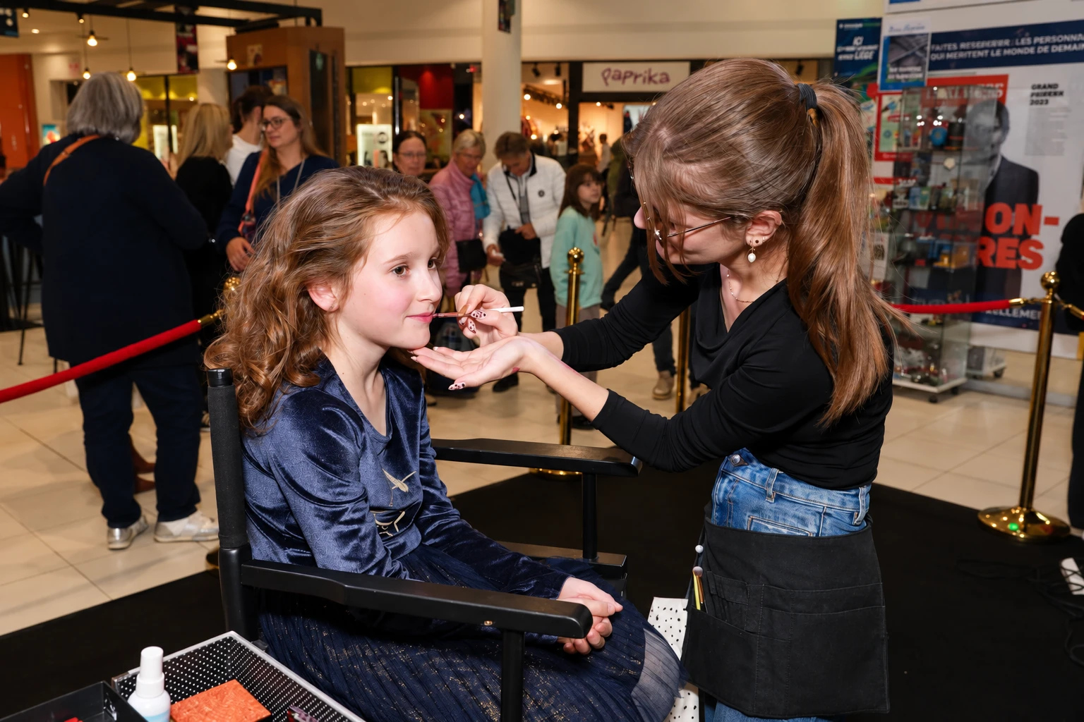 Animation Miss d’un Jour et stand maquillage enfant à la Galerie Océane de Rezé en octobre 2025